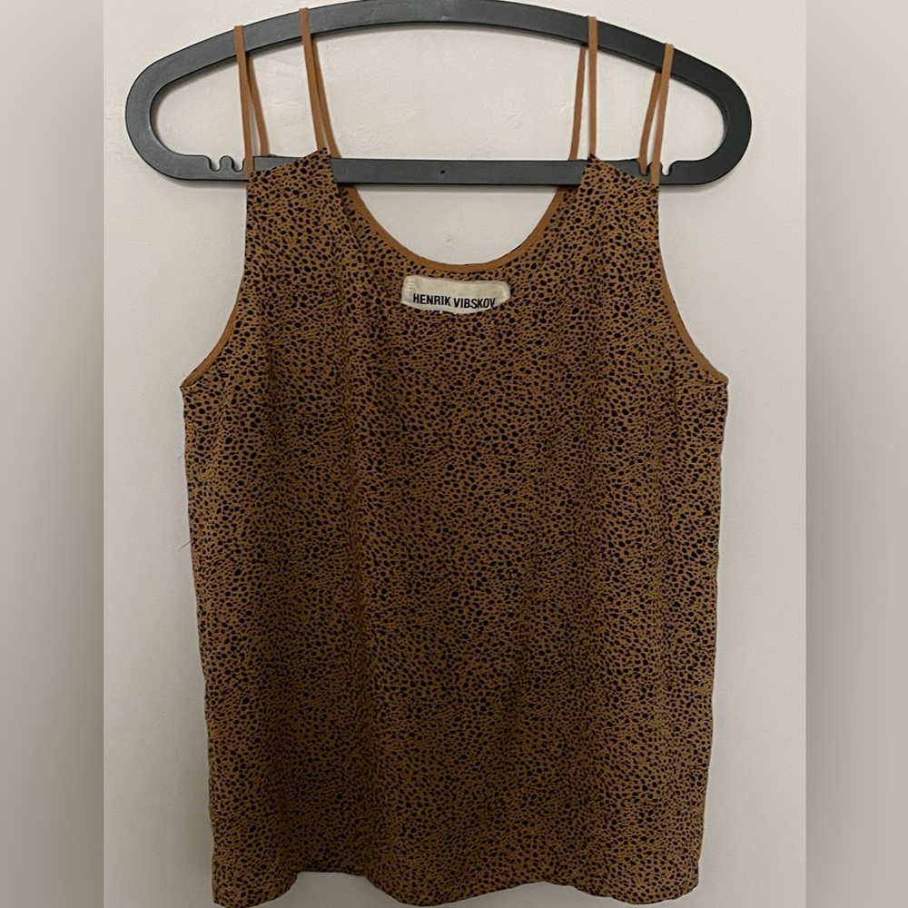 Henrik Vibskov Silk printed tank top